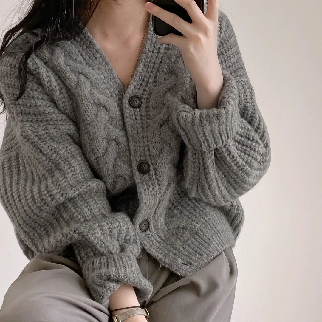 Stilla | Elegant, Oversized Cardigan Til Kvinder