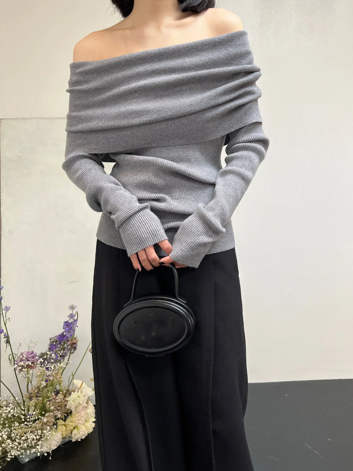Stilla | Pullover med skulderfri ærmer til damer