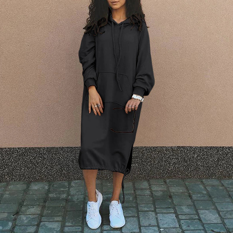 Stilla | Langt hættekjole til hyggelige outfits