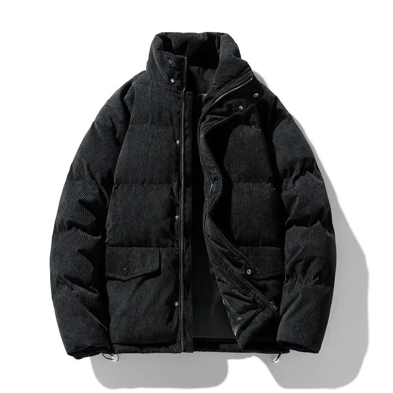 Stilla | Trendy Vinter-Exklusiv Cord-Steppjakke til Mænd