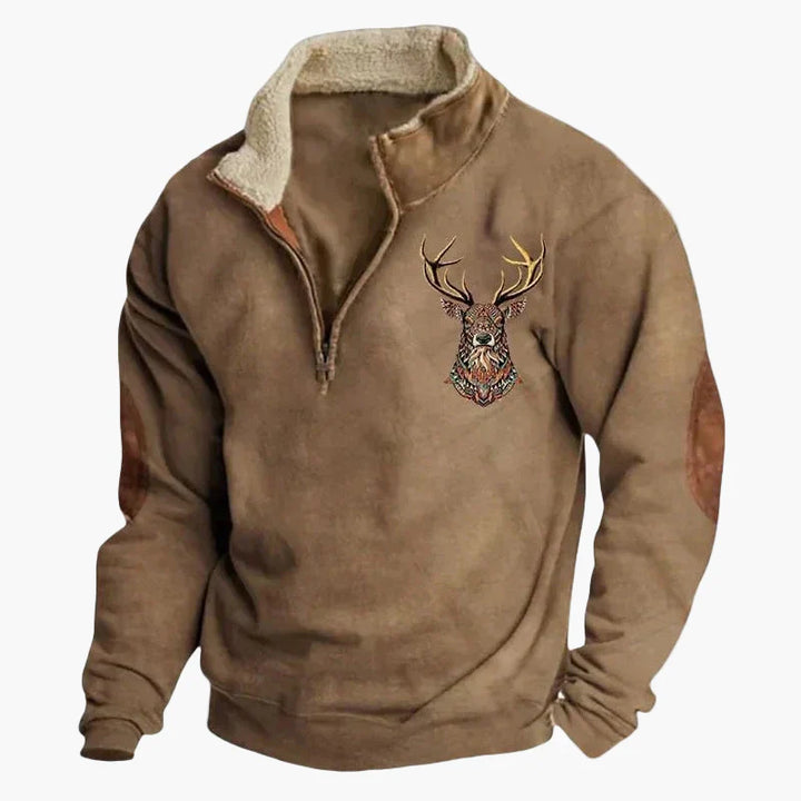 Stilla | Wild West Vintage Pullover - Stilfuld Fritids-Sweater med Western-Charme