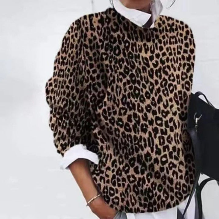 Stilla | Fasionabel sweater med blomstertryk