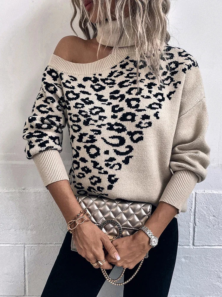 Stilla | Pullover-leopard Med Hængende Ører