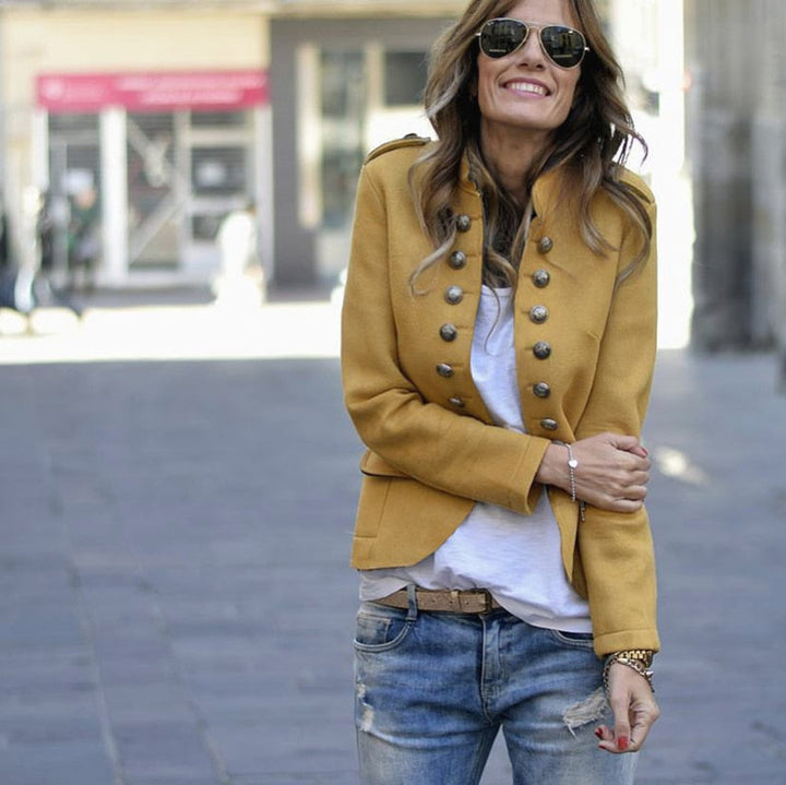 Stilla | Blazer med lange ærmer og moderne knapper til et klart og trendy look