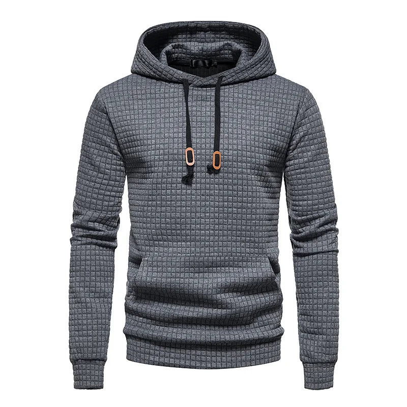 Stilla | Herre Hættetrøje - Sommer Hoodie til Mænd med Struktur & Stil