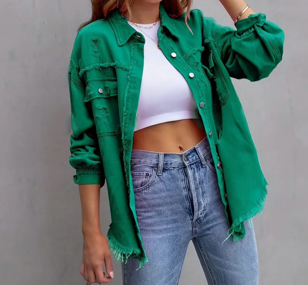 Stilla | Denim-Jeansjakke til en afslappet stil