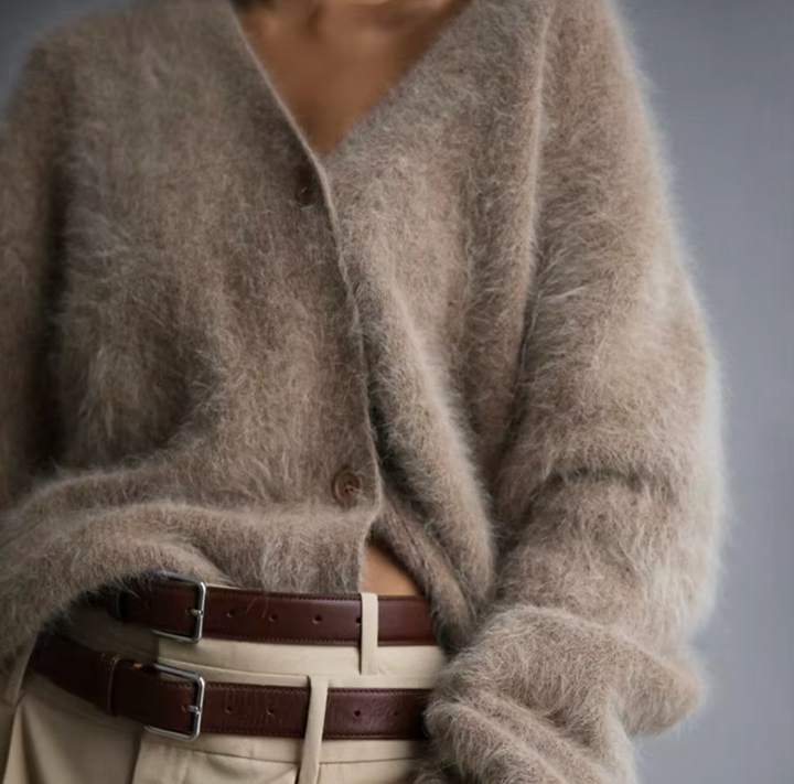 Stilla | Luksuriøs Cashmere-strikjakke Med Knapper