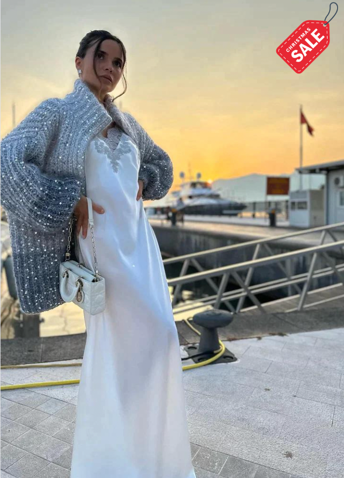 Stilla | Engelchen Pullover Med Pailletter Til Damer