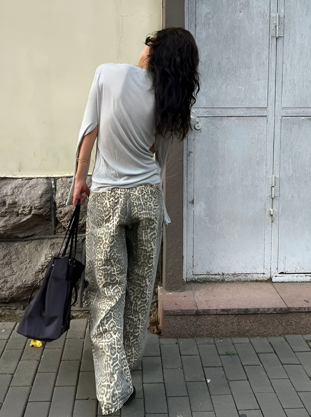 Stilla | Jeans i Leopard Denim