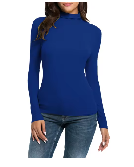 Stilla | Rullekravepullover til Damer i Elegant Design og Slim Fit