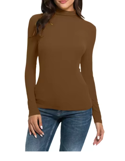 Stilla | Rullekravepullover til Damer i Elegant Design og Slim Fit
