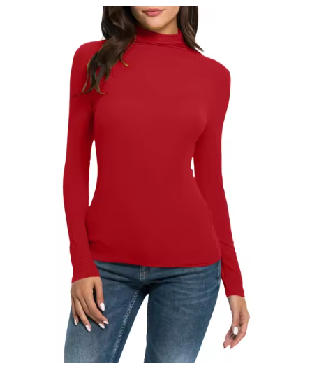 Stilla | Rullekravepullover til Damer i Elegant Design og Slim Fit