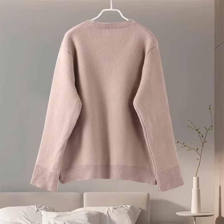 Stilla | Cardigan Kvinder med Rund Halslinje