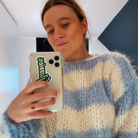 Stilla | Stribet Pullover Af Groft Uld