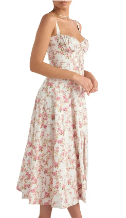 Stilla | Mellemstort Blomster Bustier