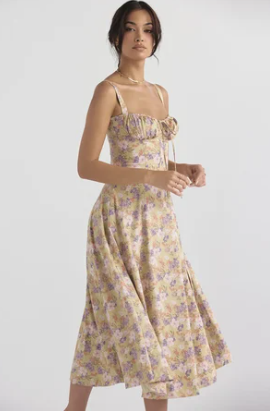 Stilla | Mellemstort Blomster Bustier