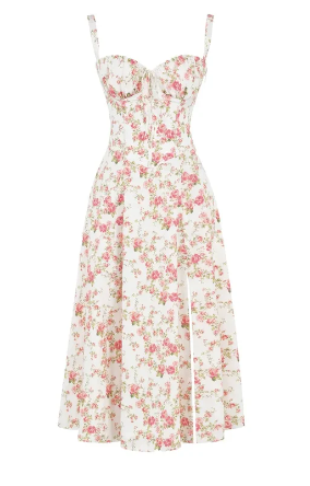 Stilla | Mellemstort Blomster Bustier