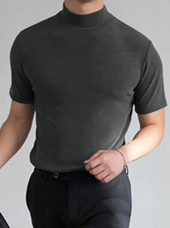 Stilla | Herres turtleneck skjorte
