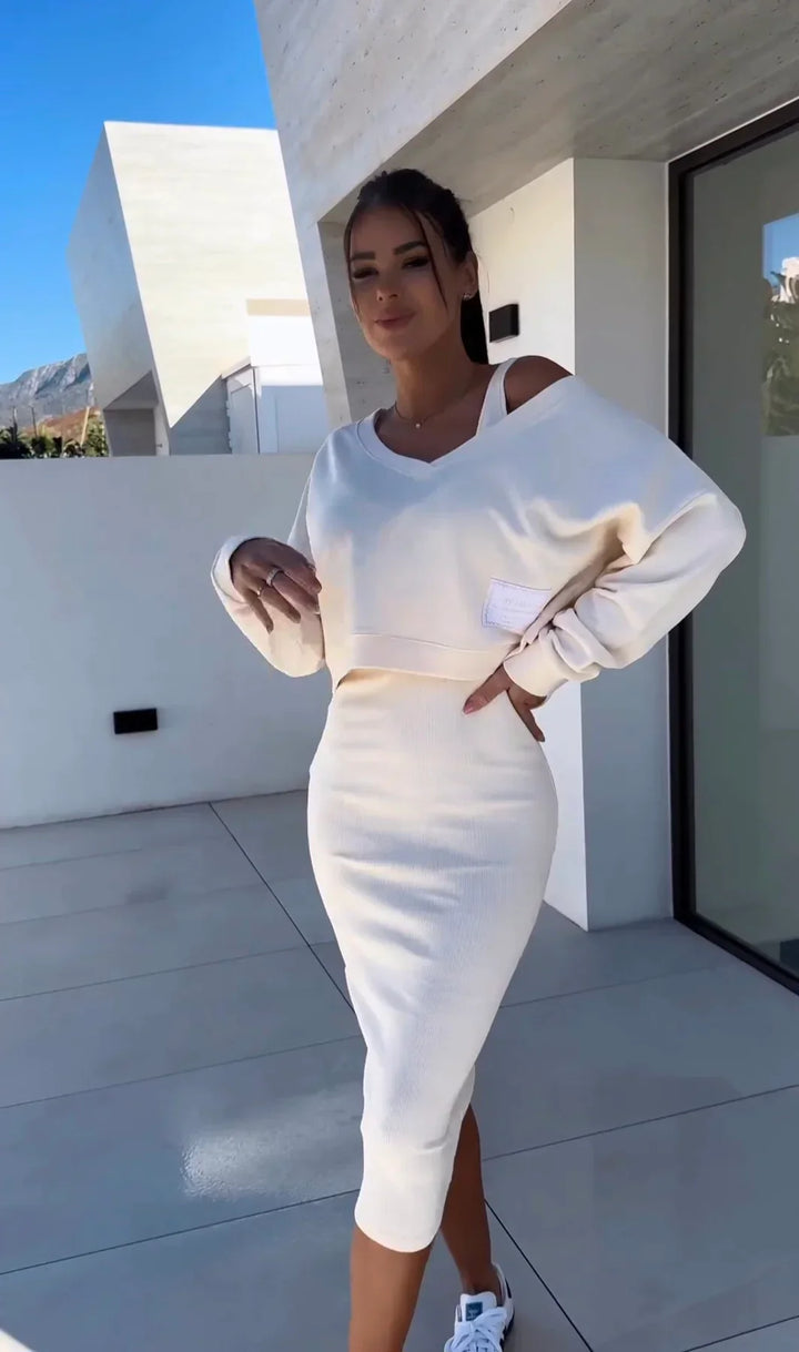 Stilla | Kjole med sweater