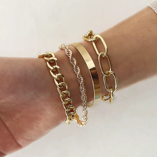Stilla | Arm Candy Smukt 4delt Armbåndssæt