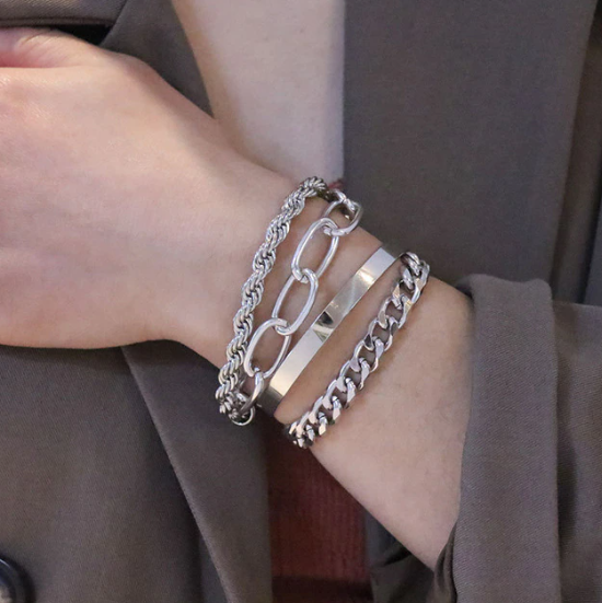 Stilla | Arm Candy Smukt 4delt Armbåndssæt