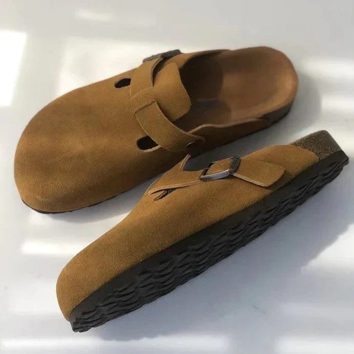 Stilla | Unisex Læder Boston Sandaler: Stil Og Kvalitet I Én