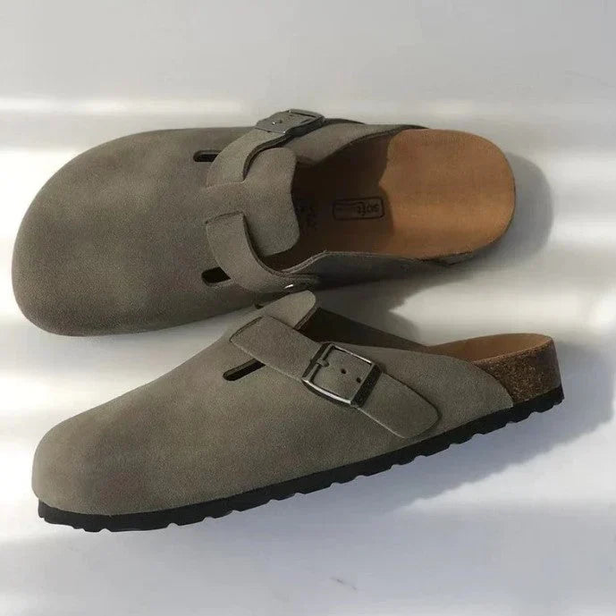 Stilla | Unisex Læder Boston Sandaler: Stil Og Kvalitet I Én
