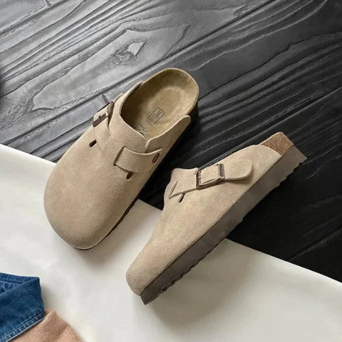 Stilla | Unisex Læder Boston Sandaler: Stil Og Kvalitet I Én