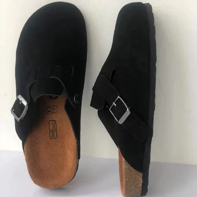 Stilla | Unisex Læder Boston Sandaler: Stil Og Kvalitet I Én
