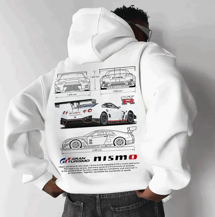 Stilla | Oversized Racing Hoodie