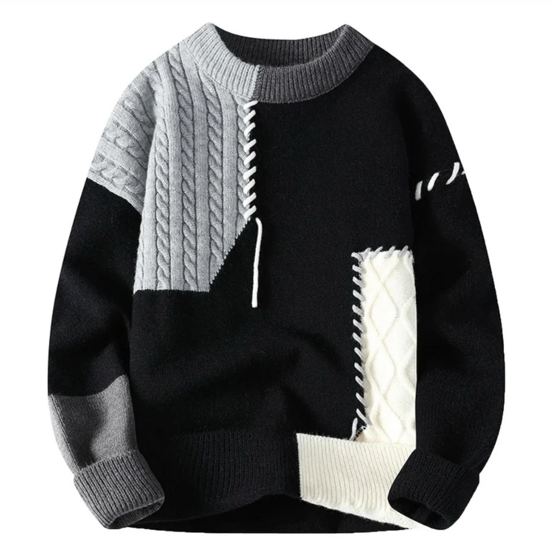 Stilla | Patch Patchwork Sweater