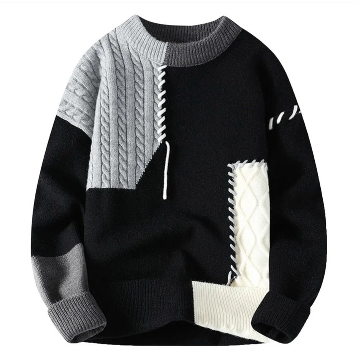 Stilla | Patch Patchwork Sweater
