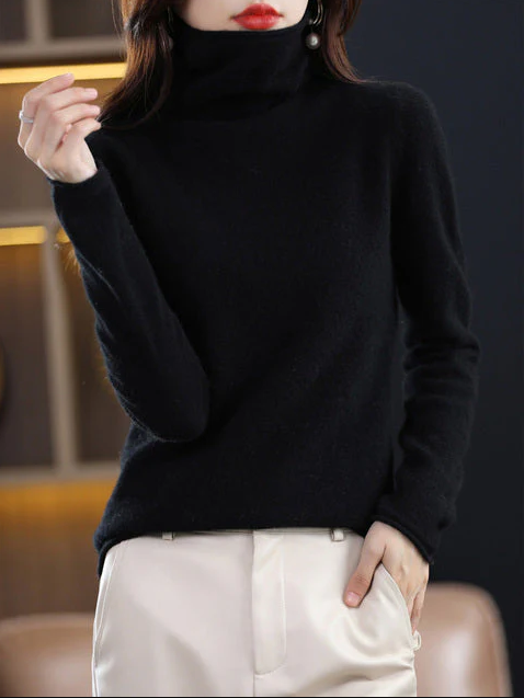 Stilla | Vinterchic: Rullekrave i Ren Uld For Stilfuld Elegance