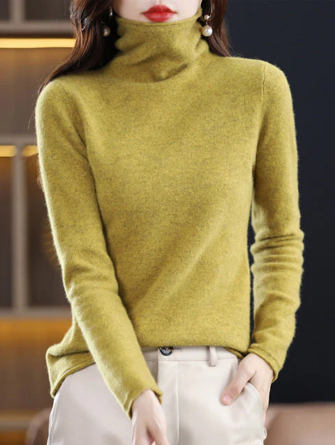 Stilla | Vinterchic: Rullekrave i Ren Uld For Stilfuld Elegance