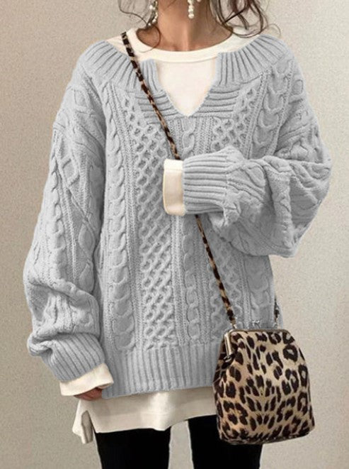 Stilla | Taljeret Pullover med Elegant Udseende