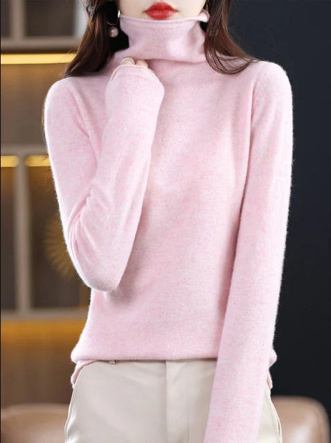 Stilla | Vinterchic: Rullekrave i Ren Uld For Stilfuld Elegance