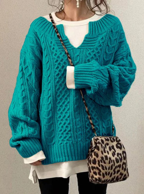 Stilla | Taljeret Pullover med Elegant Udseende
