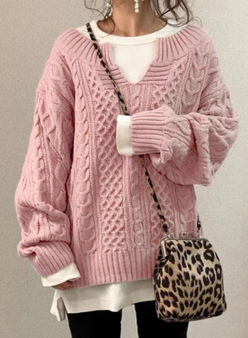 Stilla | Taljeret Pullover med Elegant Udseende