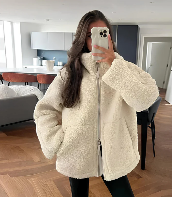 Stilla | Dame Sherpa Lynlåsjakke