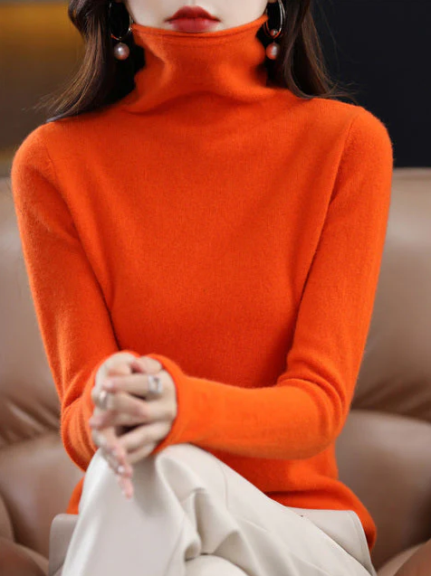 Stilla | Vinterchic: Rullekrave i Ren Uld For Stilfuld Elegance