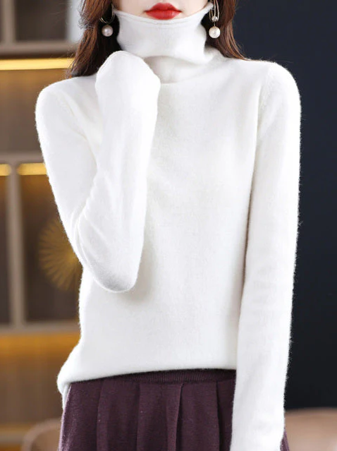Stilla | Vinterchic: Rullekrave i Ren Uld For Stilfuld Elegance