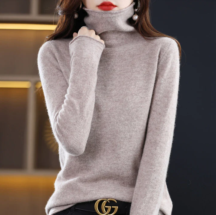 Stilla | Vinterchic: Rullekrave i Ren Uld For Stilfuld Elegance