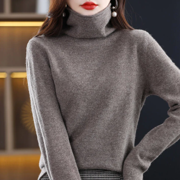 Stilla | Vinterchic: Rullekrave i Ren Uld For Stilfuld Elegance