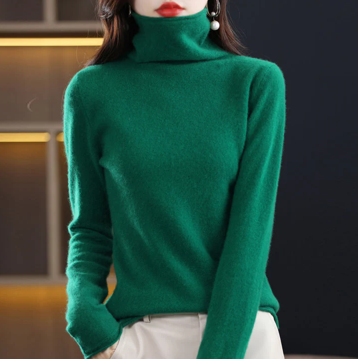 Stilla | Vinterchic: Rullekrave i Ren Uld For Stilfuld Elegance