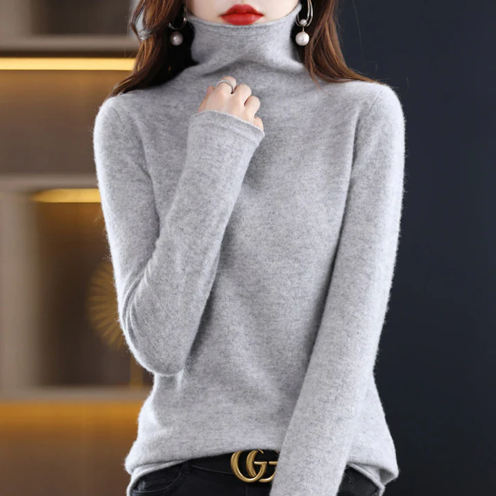 Stilla | Vinterchic: Rullekrave i Ren Uld For Stilfuld Elegance