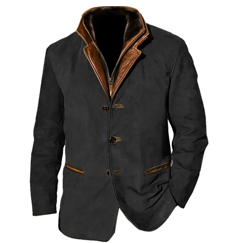 Stilla | Blazer - Lagdelt Krave og Knap-Front-Design