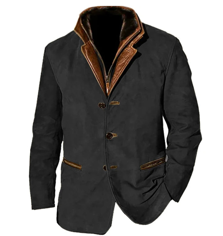 Stilla | Blazer - Lagdelt Krave og Knap-Front-Design