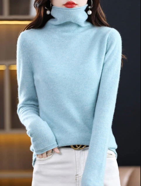 Stilla | Vinterchic: Rullekrave i Ren Uld For Stilfuld Elegance