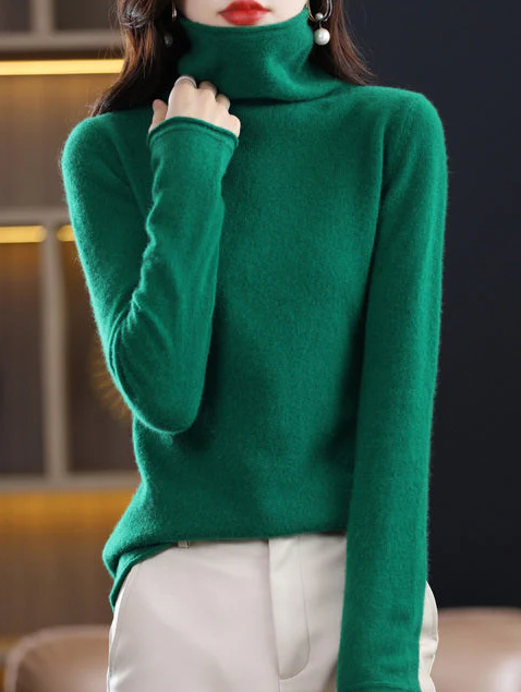 Stilla | Vinterchic: Rullekrave i Ren Uld For Stilfuld Elegance