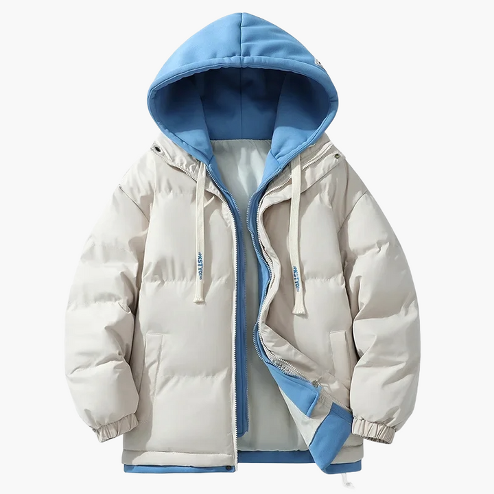 Stilla | Vinter Dunjakke med Hætte - Modetrendy Streetwear-Puffer til Hverdag & Udendørs